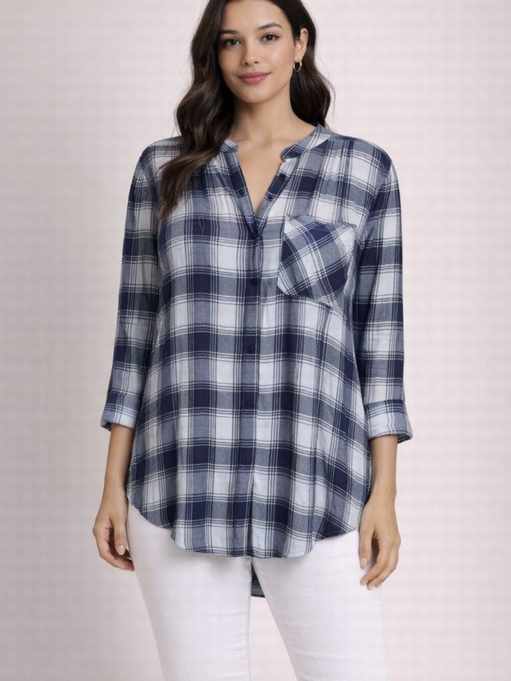 Catherine Malandrino light/blue grey top size XL, NWT